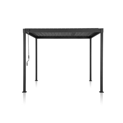 80/88S Steel Frame Pergola with Adjustable Louvered Roof