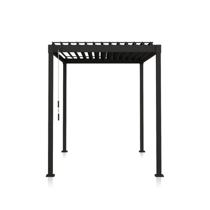 80/88S Steel Frame Pergola with Adjustable Louvered Roof